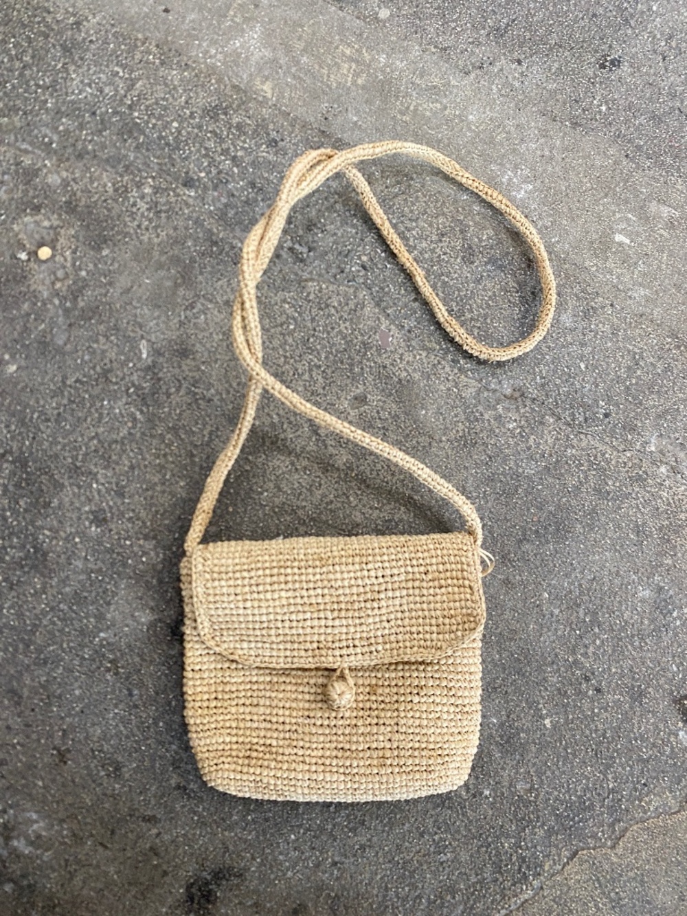 Sophie Digard Crossbody Bag in Light Beige